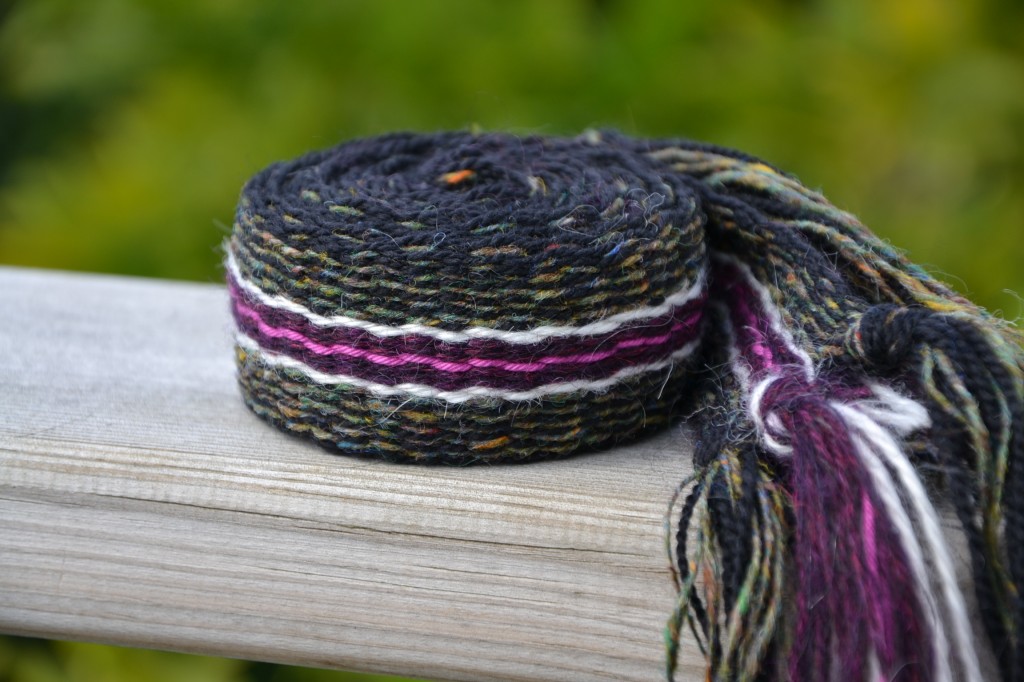Ruban de mariage / handfasting tissé à l'Atelier des Bruyères