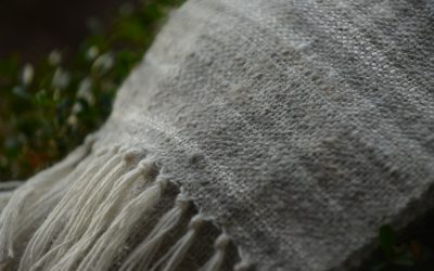 Tissage : écharpes (et étole) d&rsquo;hiver