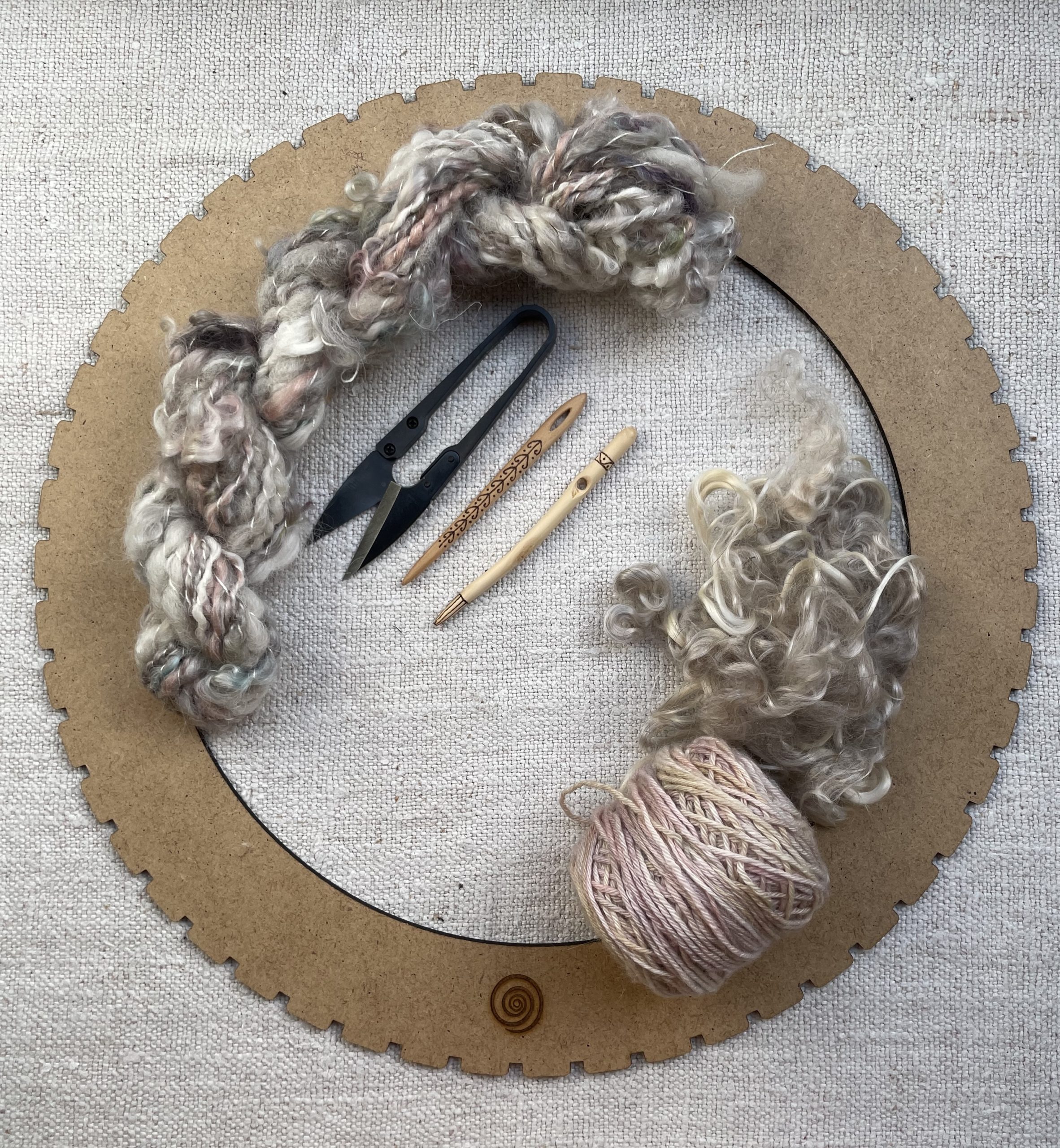 Duo de métiers à tisser Cercle – Image 2