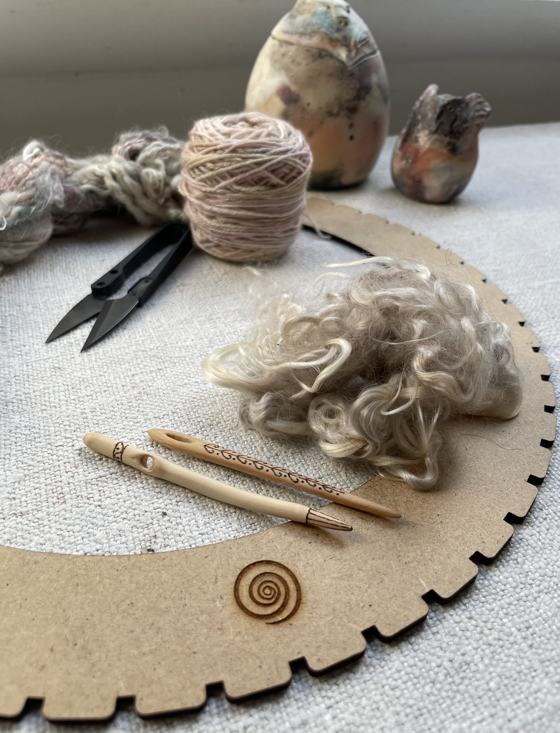 Duo de métiers à tisser Cercle – Image 3