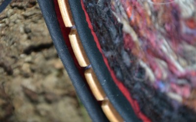 Pochette en tissage circulaire